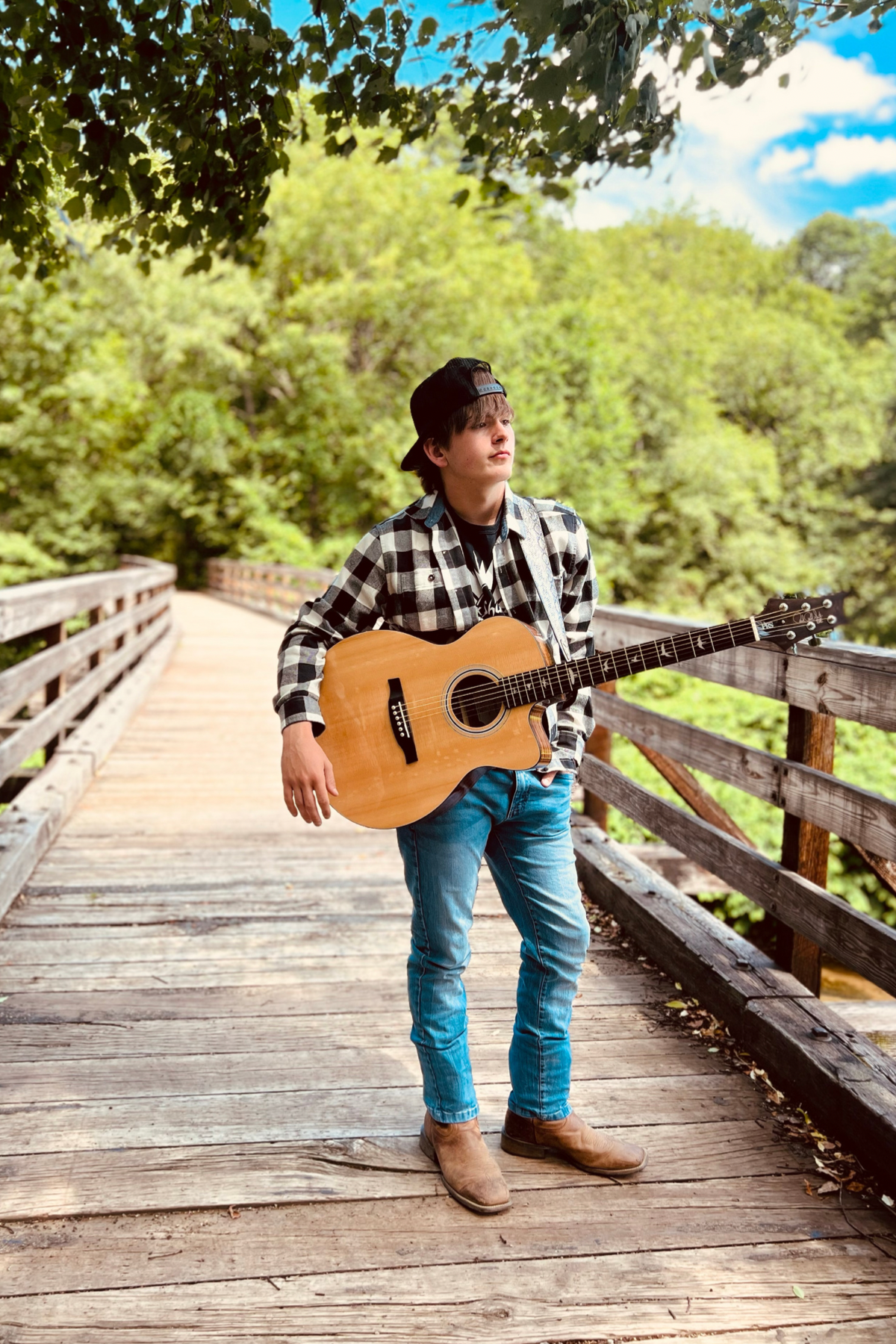 Alex Shumaker "This Ole' Guitar" 4"x6" autographed photo