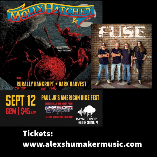 MOLLY HATCHET with guest FUSE Friday, September 12, 2025 in Marion Center, PA